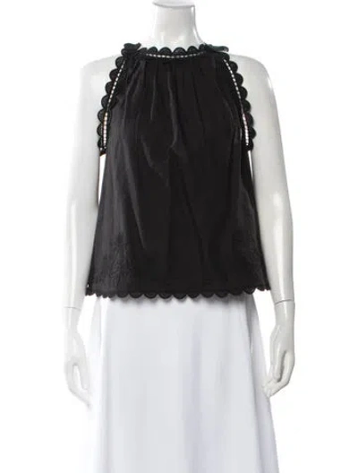 Pre-owned Ulla Johnson Linen Off-the-shoulder Blouse In White