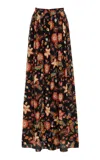 Ulla Johnson Linnea Silk Wide-leg Pants In Multi