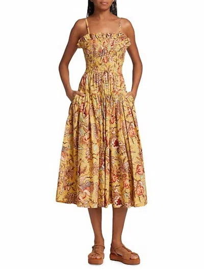 Ulla Johnson Lisbet Dress In Calla Lily In Multi