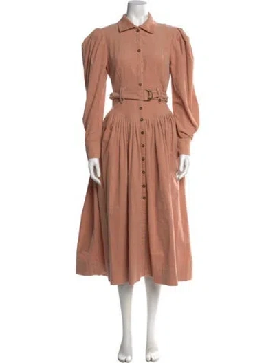 Pre-owned Ulla Johnson Long Dress In Pink