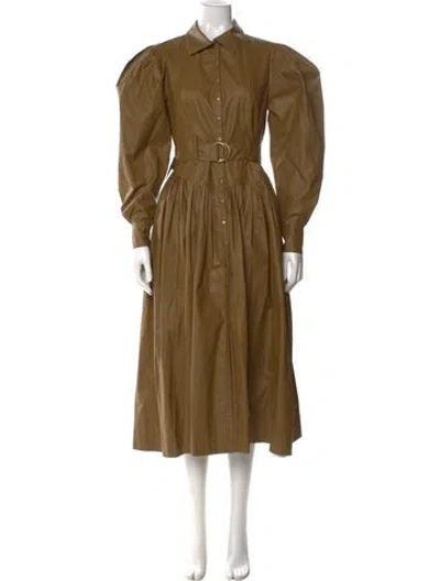 Pre-owned Ulla Johnson Long Dress W/ Tags In Brown