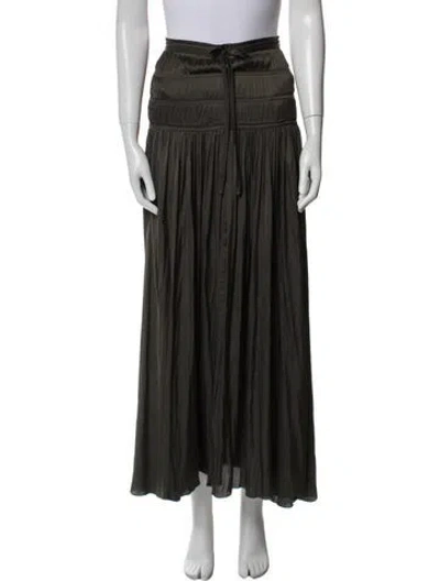 Pre-owned Ulla Johnson Long Skirt In Black