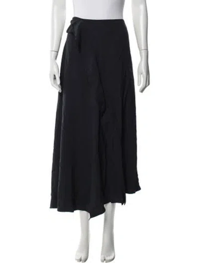 Pre-owned Ulla Johnson Long Skirt In Black