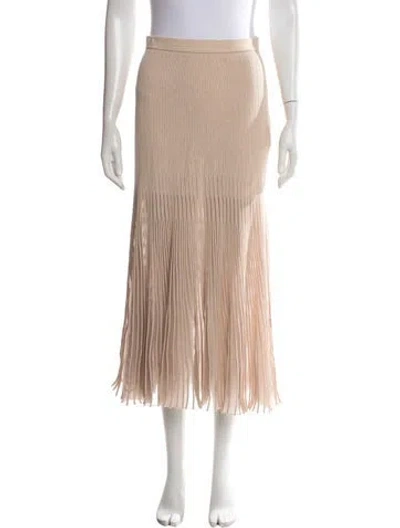 Pre-owned Ulla Johnson Long Skirt In Neutrals