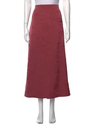 Pre-owned Ulla Johnson Long Skirt In Pink