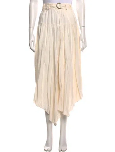 Pre-owned Ulla Johnson Long Skirt W/ Tags In Neutral