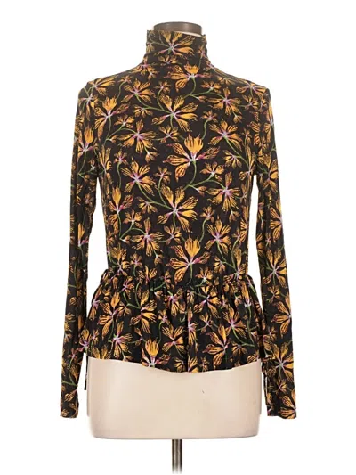 Pre-owned Ulla Johnson Long Sleeve Blouse In Black