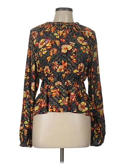 Pre-owned Ulla Johnson Long Sleeve Blouse In Black