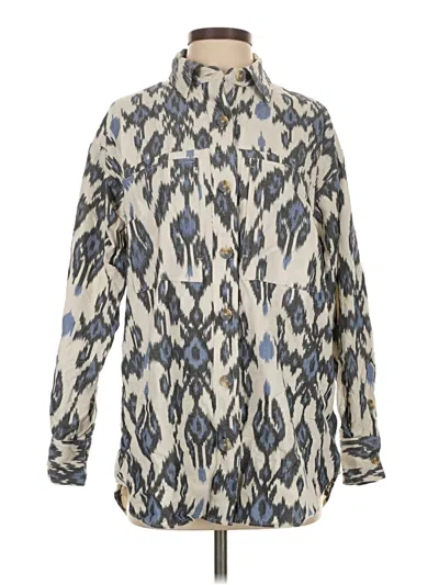 Pre-owned Ulla Johnson Long Sleeve Blouse In Blue