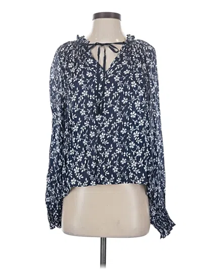 Pre-owned Ulla Johnson Long Sleeve Blouse In Blue