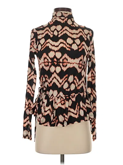 Pre-owned Ulla Johnson Long Sleeve Blouse In Brown