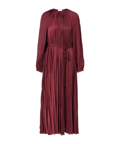 Ulla Johnson Long Sleeve Dress In Red