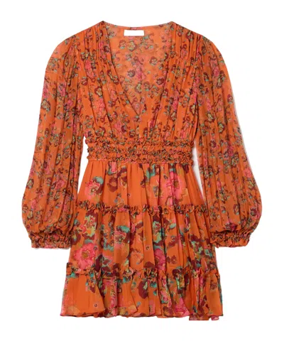 Ulla Johnson Long-sleeved Dress In Multi