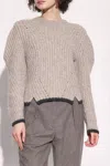Ulla Johnson Lorena Sweater In Cobblestone In Multi