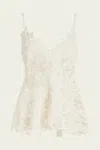 Ulla Johnson Lotta Linen Lace Tank Top