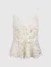 Ulla Johnson Lotta Linen Lace Tank Top