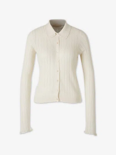 Ulla Johnson Lottie Knit Cardigan In White