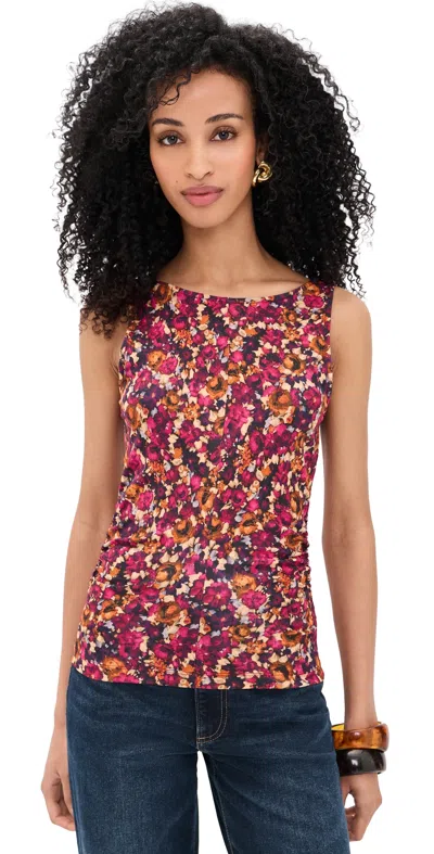 Ulla Johnson Loulou Jersey Top Viola In Multi