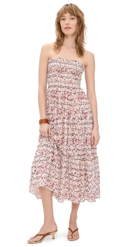 Ulla Johnson Luca Coverup Dress Amethyst In Pink