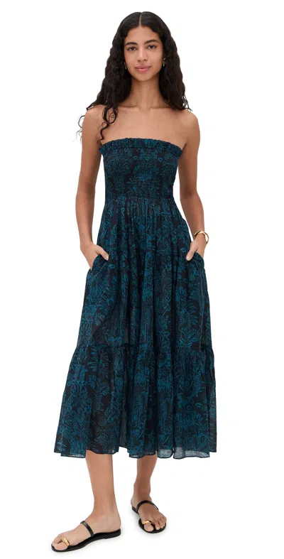 Ulla Johnson Lucca Coverup Eclipse Flora In Blue