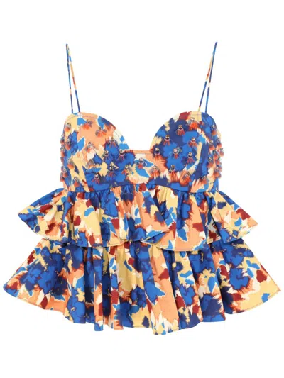 Ulla Johnson Lucia Top In Blue