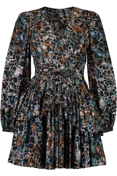 Ulla Johnson Lulu Dress In Starling Print In Multi