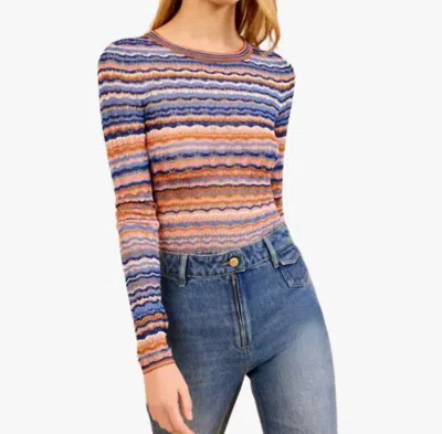 Ulla Johnson Lunaire Knit Top In Sunset In Multi