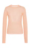Ulla Johnson Lunaire Pointelle Knit Top In Neutral