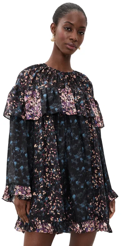 Ulla Johnson Lune Silk Mini Dress Eclipse