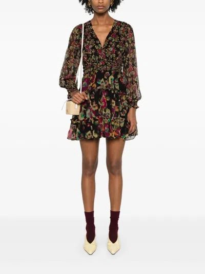 ULLA JOHNSON LYA MINI DRESS IN COSMIC