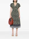 Ulla Johnson Lyria Floral Cotton-blend Midi Dress In Multi