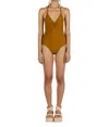 ULLA JOHNSON MADEIRA MAILLOT ONE PIECE IN OLIVE