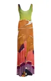 Ulla Johnson Malie Printed Maxi Dress In Multi