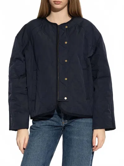 Ulla Johnson Malone Quilted Jacket In Midnight In Blue
