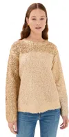 Ulla Johnson Manet Wool-blend Sweater In Gilt