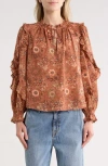 Ulla Johnson Manet Top In Brown