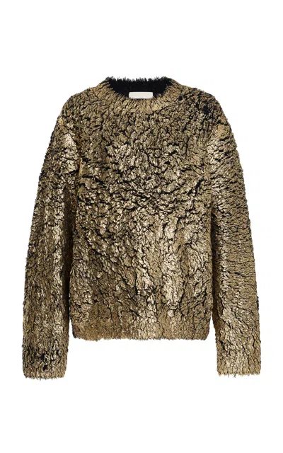 Ulla Johnson Manet Wool-blend Sweater In Metallic