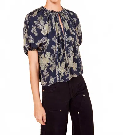 Ulla Johnson Marcelena Top In Minuit In Black