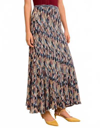 Ulla Johnson Marceline Multicolor Long Maxi Skirt In Oasis