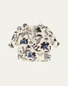 Ulla Johnson Marcella Blouse In Porcelain
