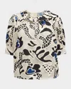 Ulla Johnson Marcella Blouse In Porcelain