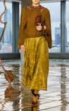 Ulla Johnson Margaux Embroidered Cashmere Cardigan In Brown
