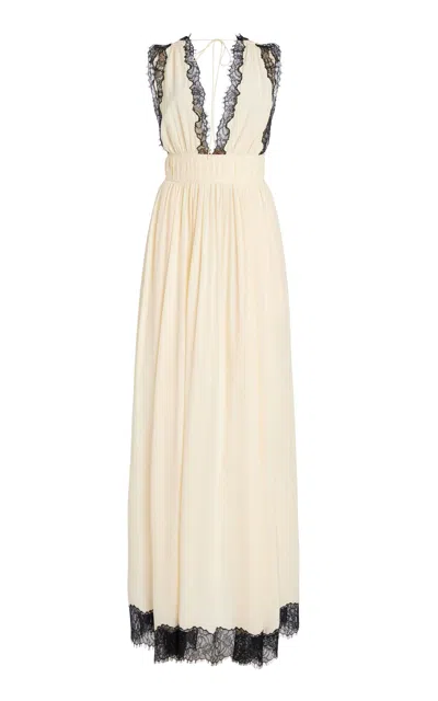 Ulla Johnson Marguerite Silk Dress In Ivory