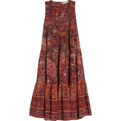 Ulla Johnson Mari Cotton Blend Trapeze Dress In Odessa