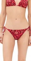 Ulla Johnson Maria Side Tie Bikini Bottoms In Coral