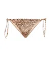 Ulla Johnson Maria Leopard-print Bikini Bottoms In Snow Leopard
