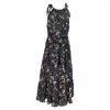 Ulla Johnson Mariam Floral Tie-strap Midi-dress In Multicolor Cotton