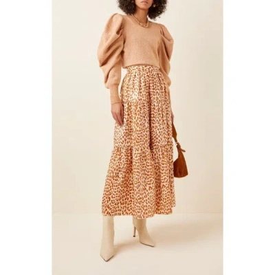 Pre-owned Ulla Johnson Marin 100% Wool Pullover Color: Amber Size P (fits Like Us2/4) In Orange
