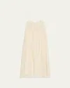 Ulla Johnson Marina Empire Cotton Cami Midi Dress In Neutral