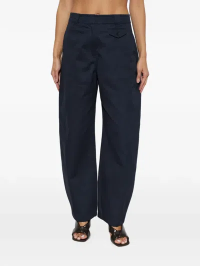 Ulla Johnson Marine Flap-pocket Trousers In Blue